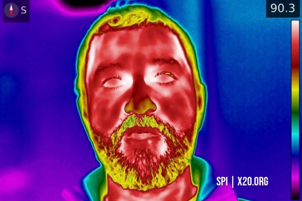 Color Spectrum Thermal Image Temperature compass