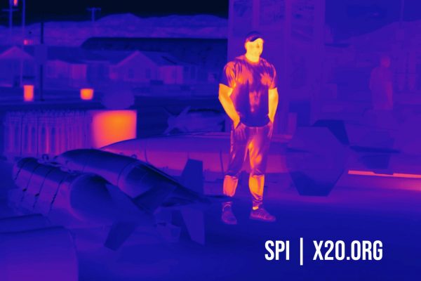 SPI Thermal imaging using color spectrum