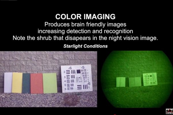 Full color night vision vs white phosphorus night vision comparison