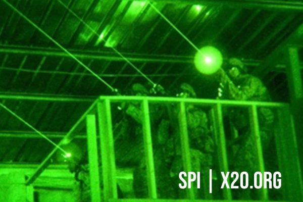 Military night vision laser sights white phosphorus