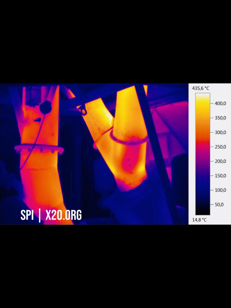 SPI Thermal Camera color spectrum with Temperature
