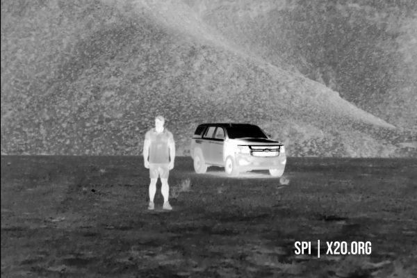 White hot thermal camera image SPI