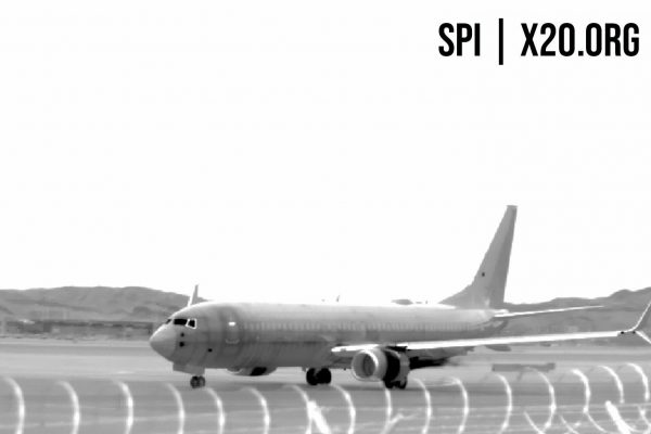 White hot thermal camera image SPI