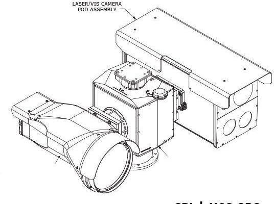 Laser range finder thermal camera hd ptz SPI