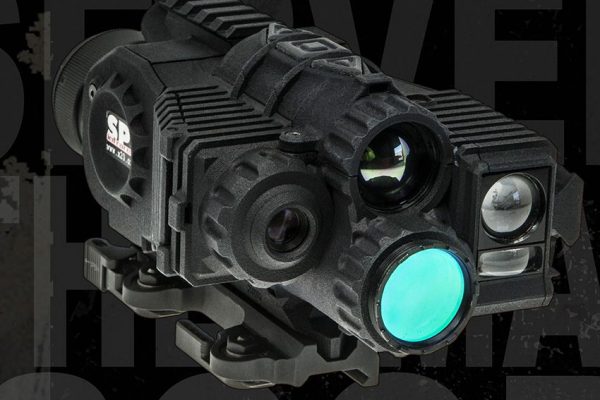 Thermal night vision laser rangefinder video outputs weapon sight