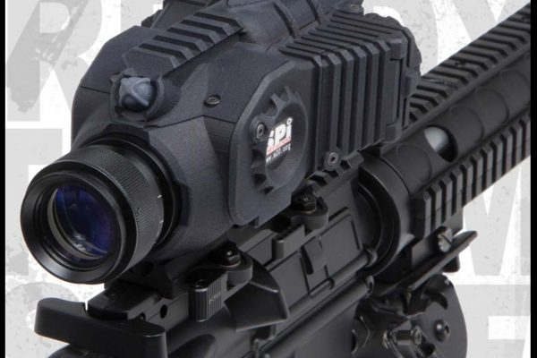 Thermal night vision laser rangefinder video outputs weapon sight