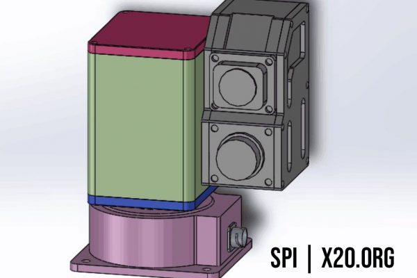 PTZ dual camera CAD drawings