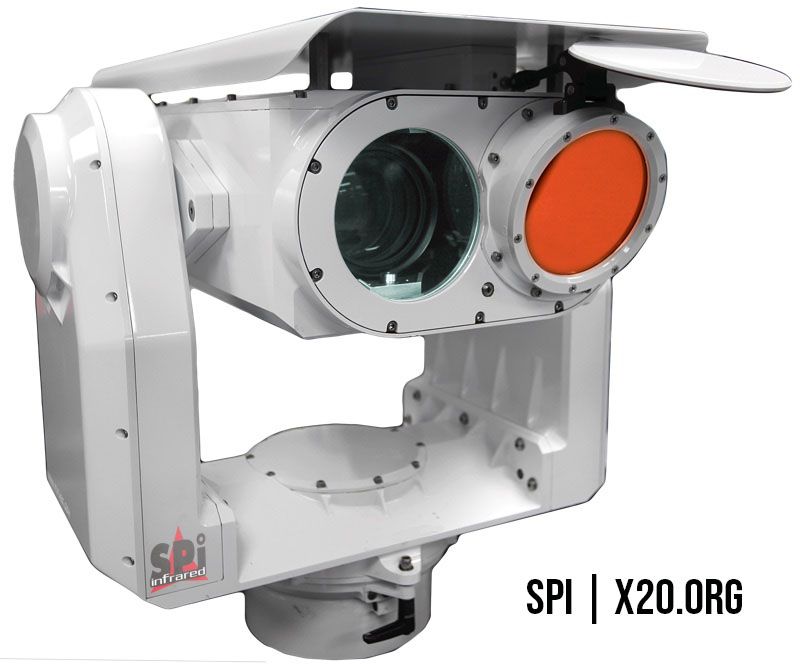 long range thermal PTZ IP dual military grade camera