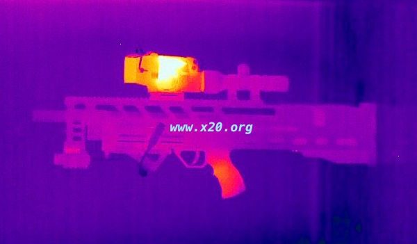 thermal weapon Scope color spectrum thermal imaging