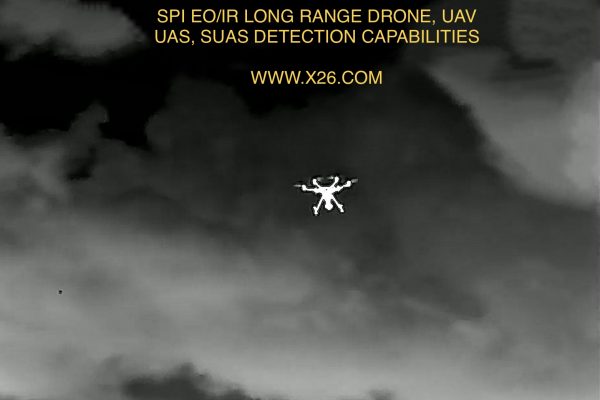Long range thermal imaging eoir drone detection countermeasures IR