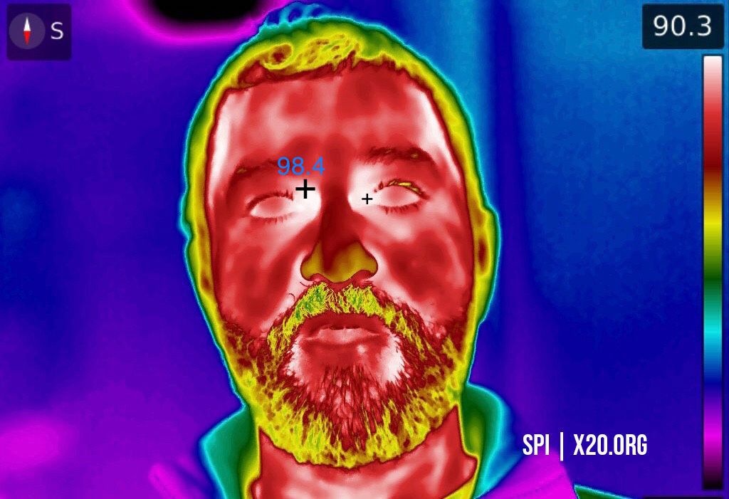 X26 thermal infrared flir image