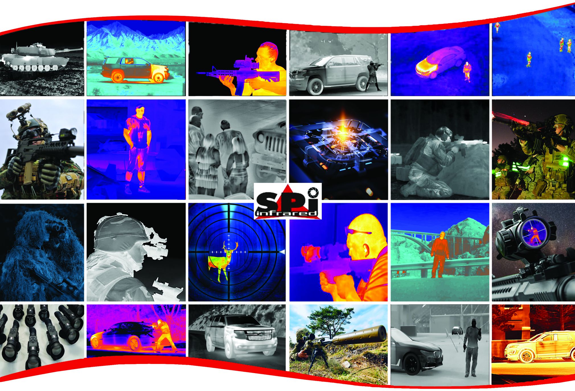 Long range thermal imaging flir PTZ cameras