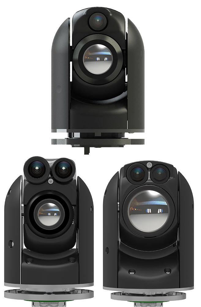 Ultra light eoir thermal imaging FLIR EO + IR Day/Night Gimbal for manned and unmanned applications