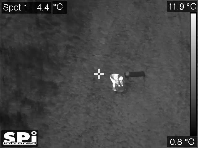 Drone thermal camera