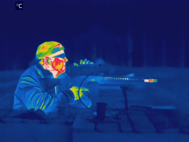 Long range thermal imaging camera