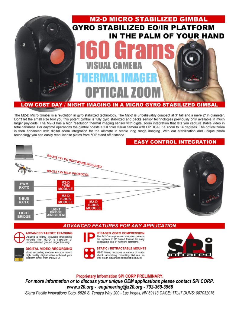 Eo/Ir Drone thermal camera