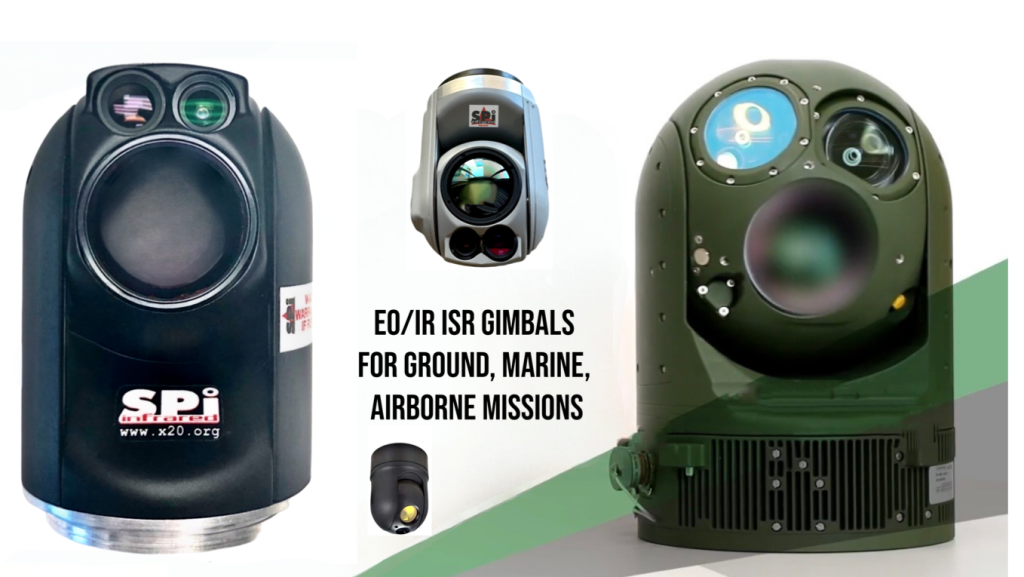 NDAA EOIR gimbals for ground airborne and maritime marine