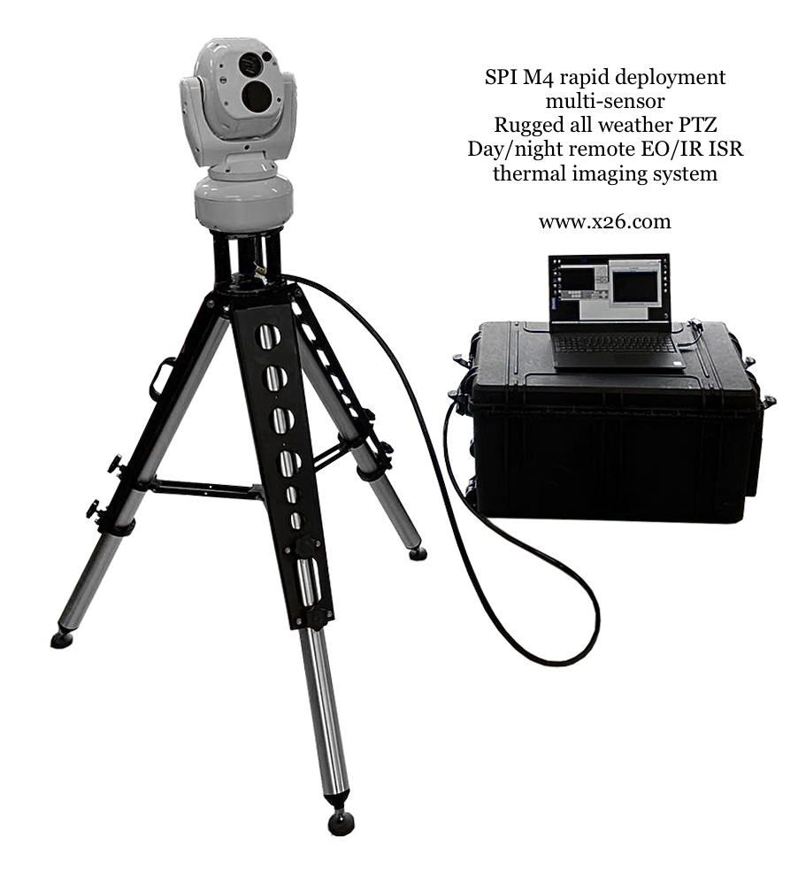 M4 rapid portable PTZ thermal camera flir 