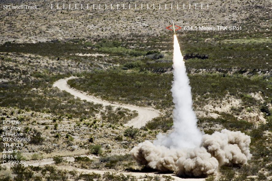 Long range Missile rocket flir thermal imaging camera tracking