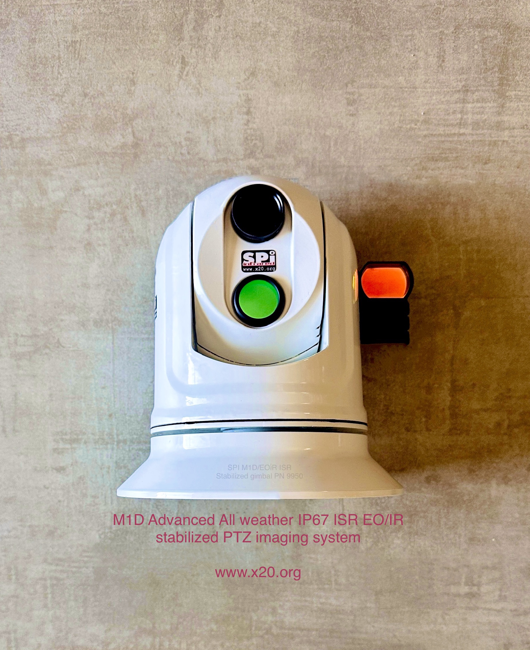M1D PTZ EOIR thermal imaging long range camera FLIR