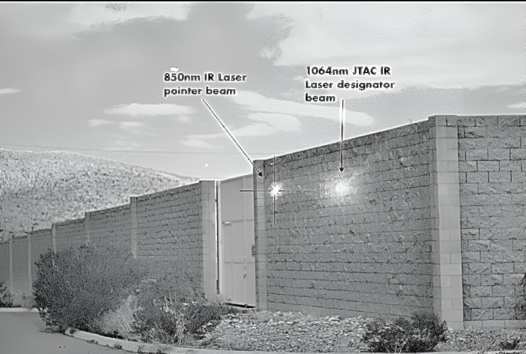 Laser designator detection day and night 