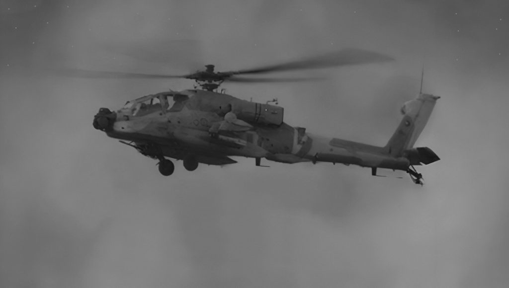 Pilot low light airborne night vision TV