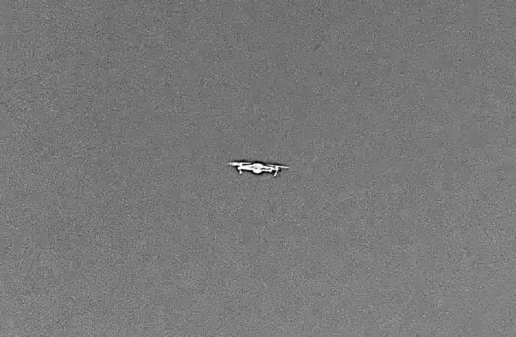 Long range drone detection thermal flir camera