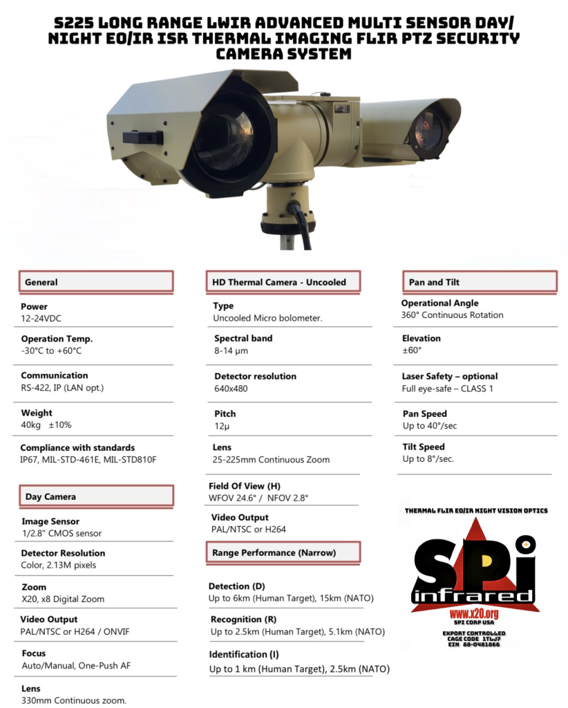 Flir long range PTZ thermal camera